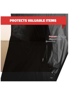 MARKQ [6 Rolls] Black Stretch Film Wrap - 500mm Heavy Duty Plastic Shrink Wrap for Pallet Wrap, Packing, Moving and Packaging - Cling Wrap  - Image 5