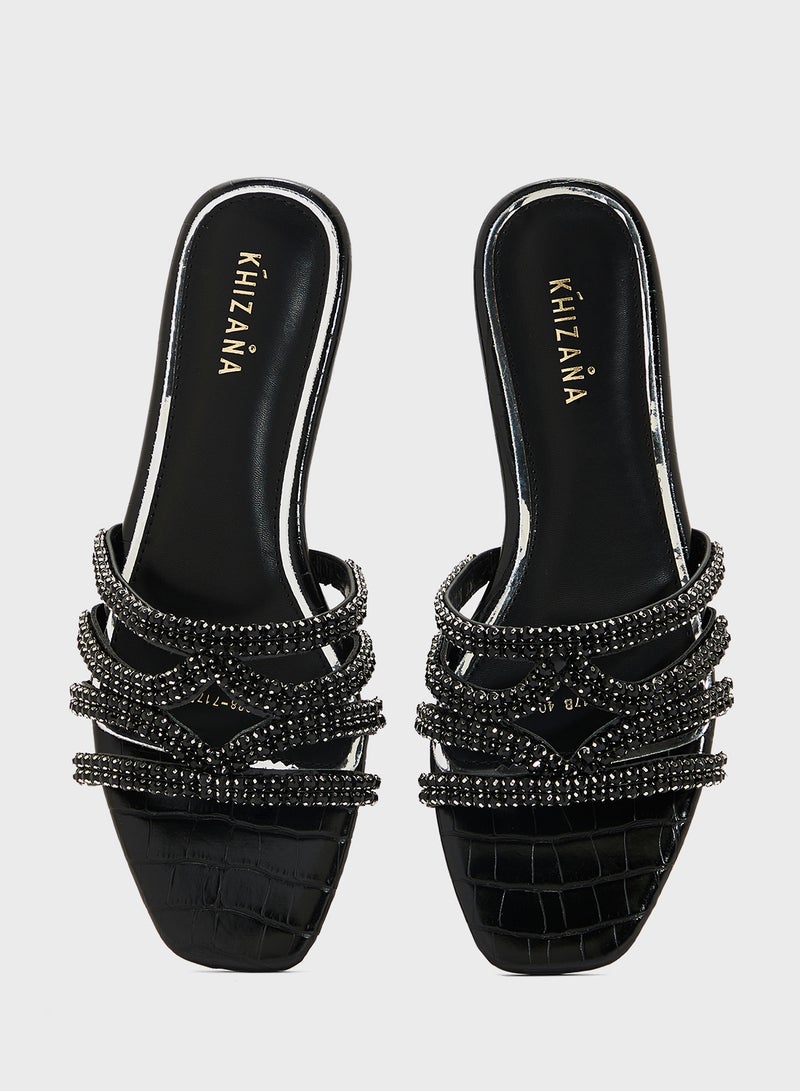 خزانة صندل مسطح لامع - Image 4