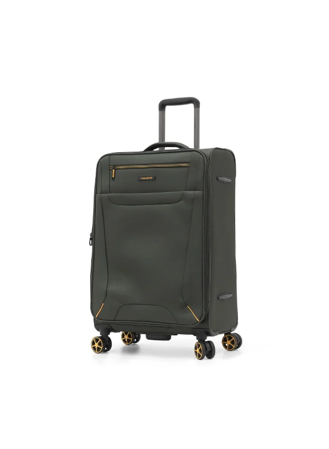 Travelite Travelite Softside Luggage Trolley Bag 4 pcs Set,Green