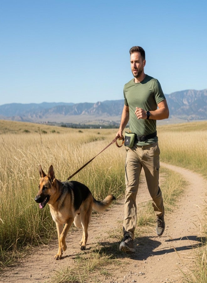 OllyDog حقيبة مكافآت OllyDog Goodie، حقيبة مكافآت الكلاب، مشبك حزام الخصر للتدريب بدون استخدام اليدين، إغلاق مغناطيسي، أدوات تدريب الكلاب وتعديل السلوك، ثلاث طرق للارتداء (راحة اليد) - Image 2