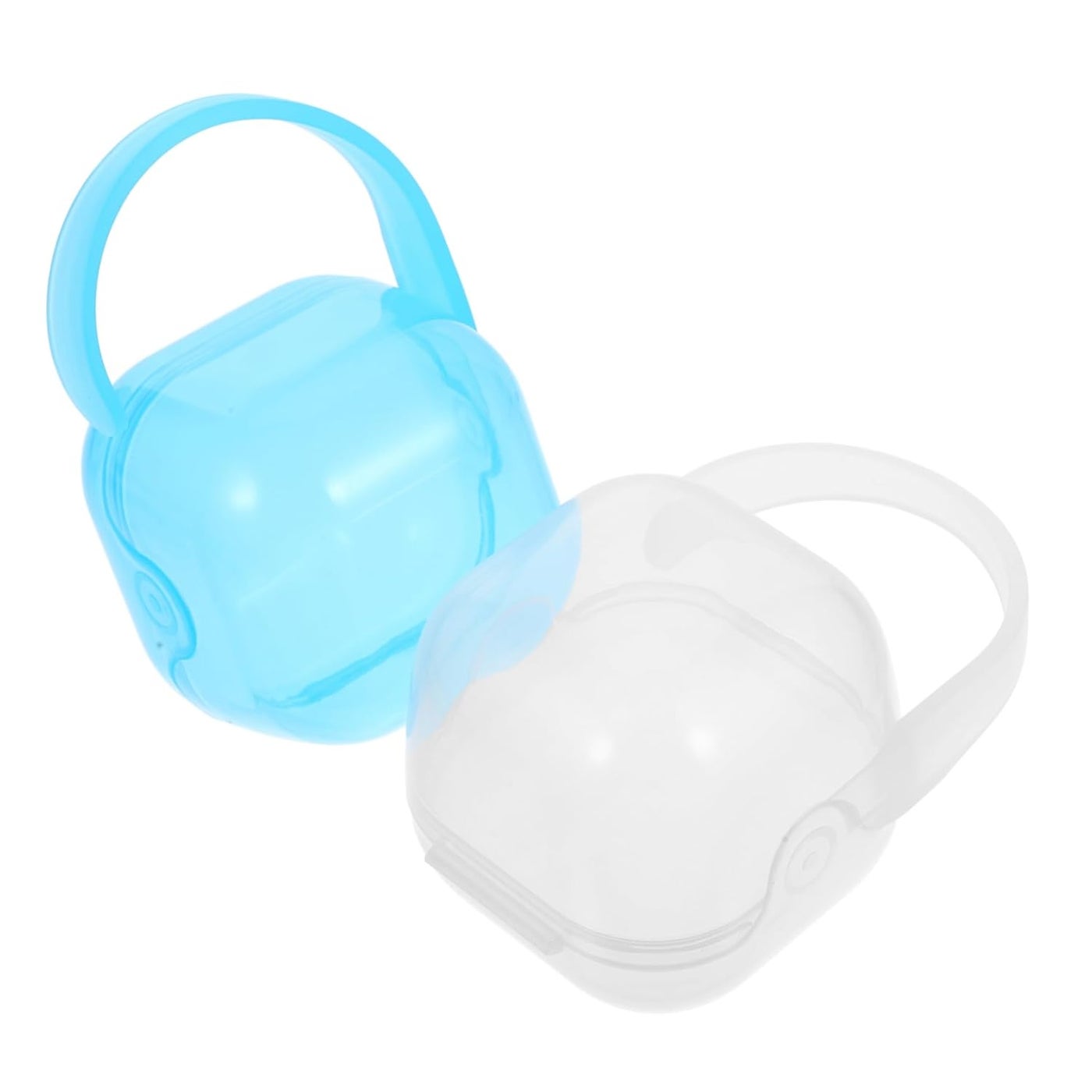 2 Pacifier Holder Case Organizer Box for Baby Pacifiers Made of Safe Material Easy to Clean
