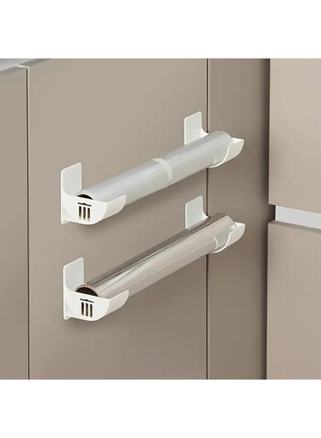 2 Pack White Kitchen Trash Bag Holders Cabinet Organizer With Garbage Bags - Image 2