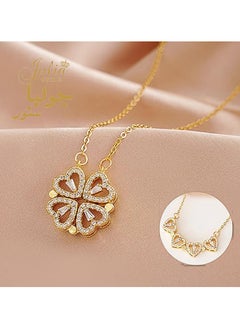 2-In-1 Lucky Clover Leaf Cute Heart Necklace Tiny 14k Gold Heart Pendant Choker Necklaces Small Gold Love Open Heart Chain Necklace for Women Dainty Gold Necklace Gifts for Her By Julia Store - pzsku/ZF2CAA7DCF02F21CE1368Z/45/_/1716326017/3fc73ce6-84ec-4af6-abf8-8368c06d420b