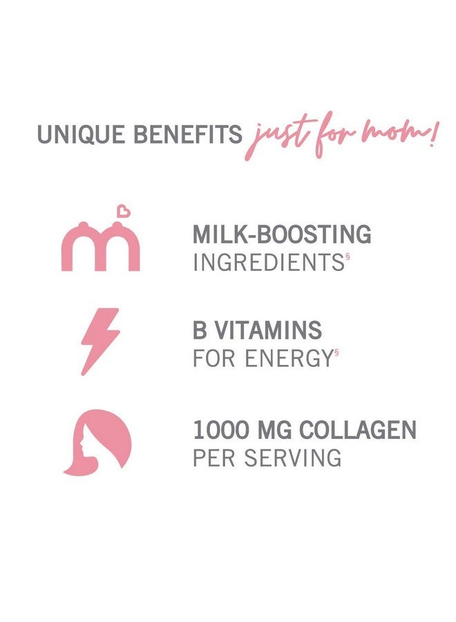 مونشكين مزيج مشروب الرضاعة من مونشكين® ميلك ماكرز®، مكمل غذائي مع فيتامينات ب/كولاجين/حلبة وحليب الشوك للأمهات المرضعات، عصير ليمون بالتوت، 14 حبة - Image 1