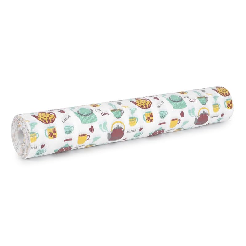 STYEVA Printed Anti-Slip Shelf Liner Mat Sheet for Drawers, Shelves, Tables, Cupboards, Fridge, Kitchen, Home, and Office - 45 CM X 5 M (Butter Paper-1) - Image 5