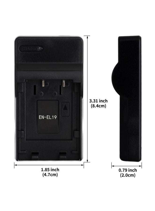 Norifon شاحن USB EN-EL19 لكاميرات نيكون كولبيكس S33، S7000، S6900، S2800، S100، S3100، S4100، S4300، S5200، S6500 والمزيد - Image 4
