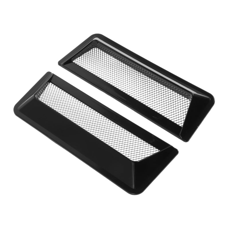 Black Shark Hood Vent Cover Decorative Trim For All Cars Easy Install - Image 2