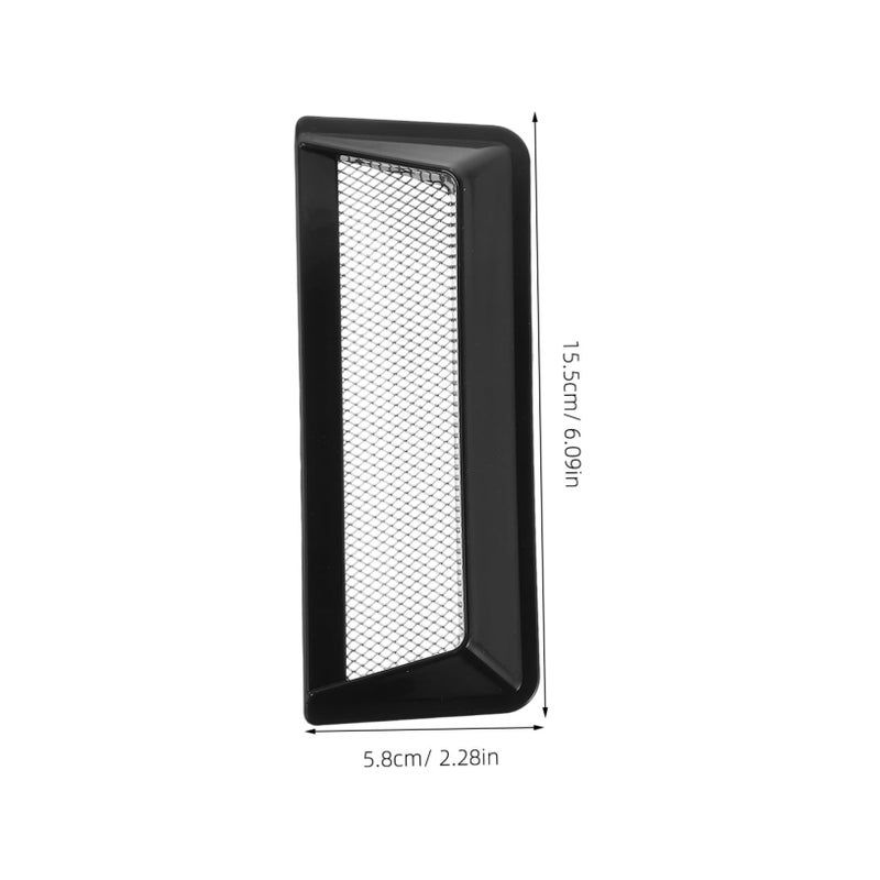 Black Shark Hood Vent Cover Decorative Trim For All Cars Easy Install - Image 3