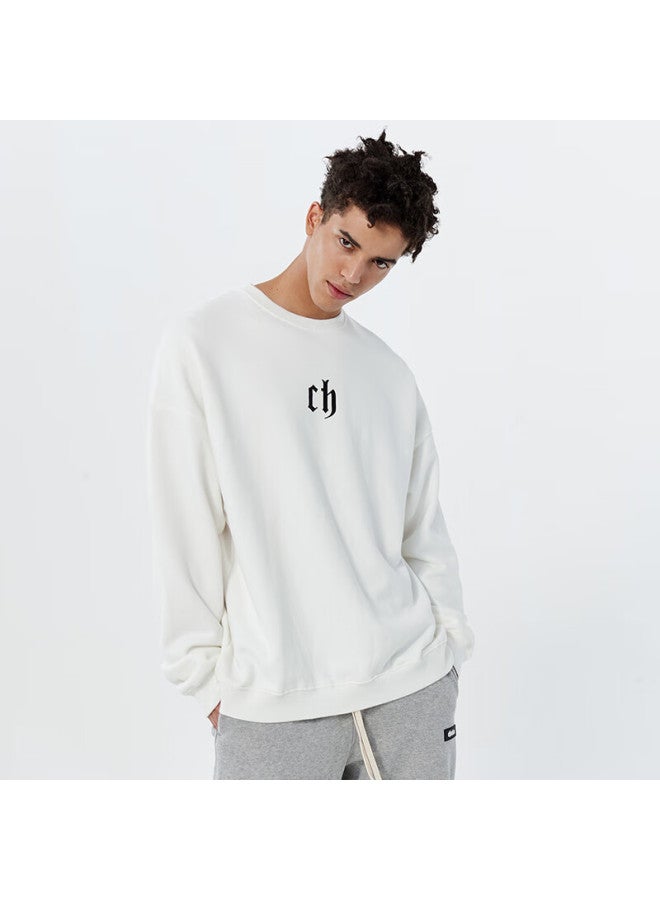 Chinismch Men's Sweatshirt, Spring American High Street Pullover, Couple's Top, Heavyweight Classic Round Neck Sweatshirt, Sc20071016 - Image 1