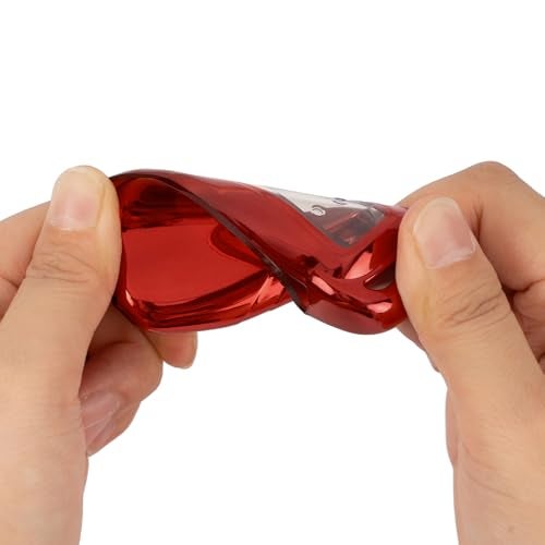 CHATYYD Key fob Cover for ford with Keychain, Soft TPU Car Key Cover Case for Ford Bronco F-150 Escape Explorer Expedition F-250 F-350 F-350 Ranger Ecosport 2015-2022 Accessories(Red) - Image 4