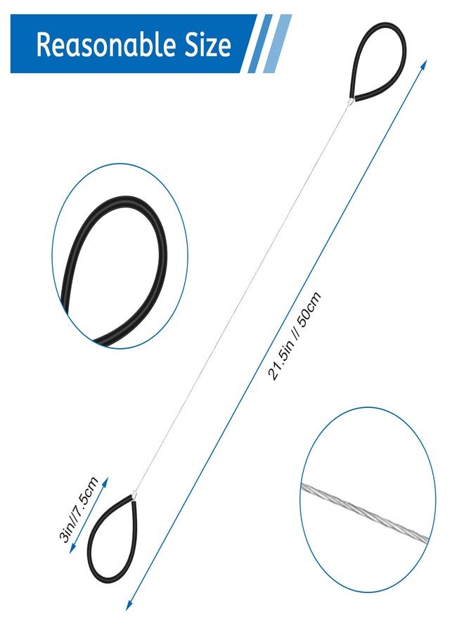 Luxiv 21.5 Inches Clay Cutters Wire, Luxiv Cut Off Tools for Clay Artists with Black Hand Pottery Wheel Tools Pottery Cut Off Tools (1) - Image 2