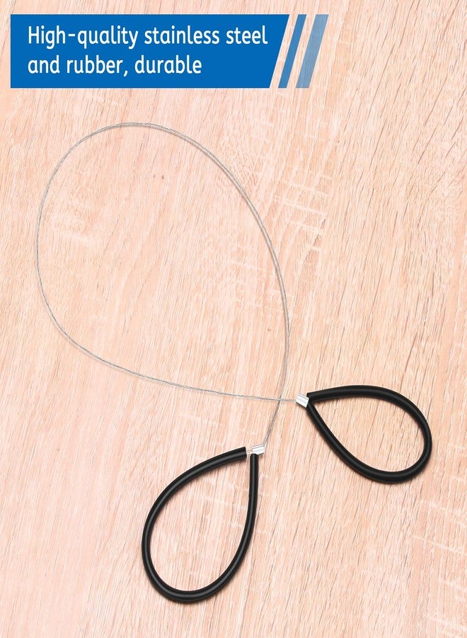 Luxiv 21.5 Inches Clay Cutters Wire, Luxiv Cut Off Tools for Clay Artists with Black Hand Pottery Wheel Tools Pottery Cut Off Tools (1) - Image 5