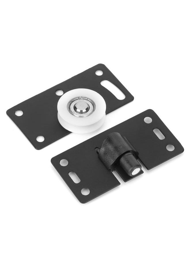 Thoraya Sliding Door Wheel Set Cold Rolled Steel Door Pulley Hardware for Cabinet Closet Wardrobe  - Image 2