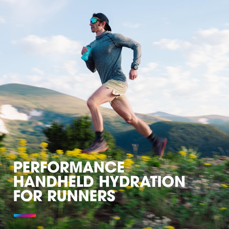 HydraPak SkyFlask Speed - Collapsible Handheld Running Water Bottle (350ml) - Adjustable Strap, Lightweight, Spill-Proof Cap - Image 2