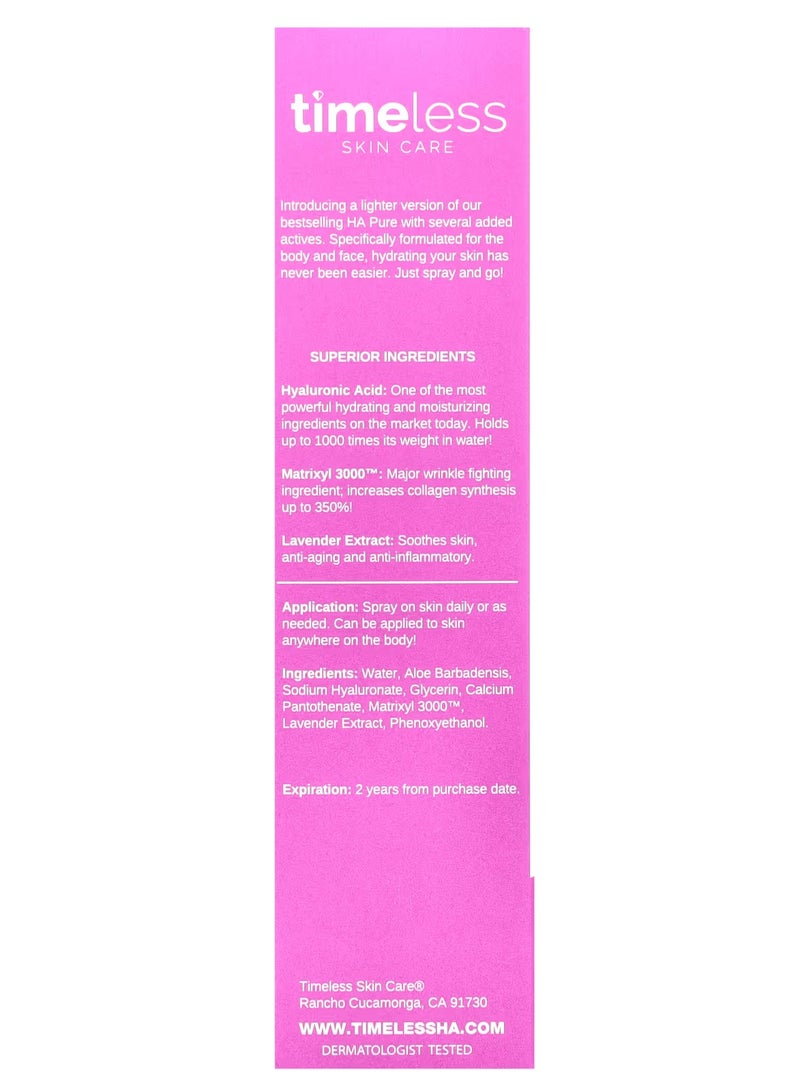 Timeless Skin Care, HA Matrixyl 3000™ + Lavender Spray, 4 fl oz (120 ml) - Image 2