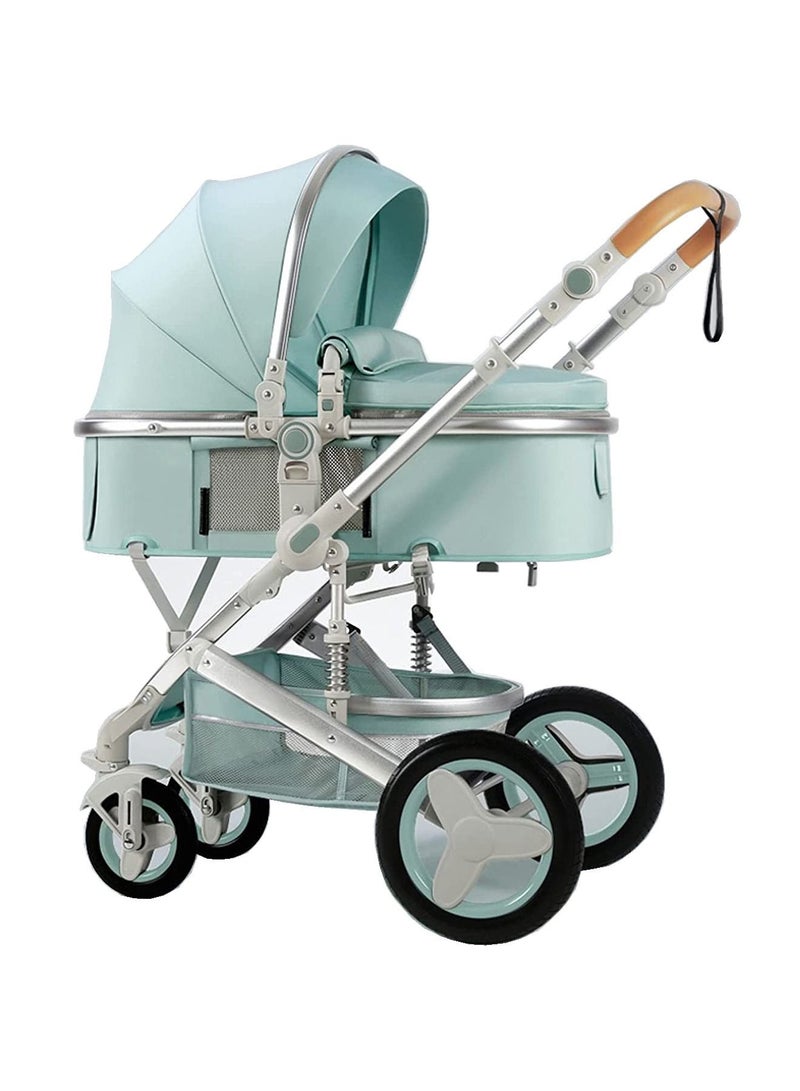 جي تي-ويل عربة أطفال 3 في 1 بمقعد قابل للعكس ومظلة - Image 1