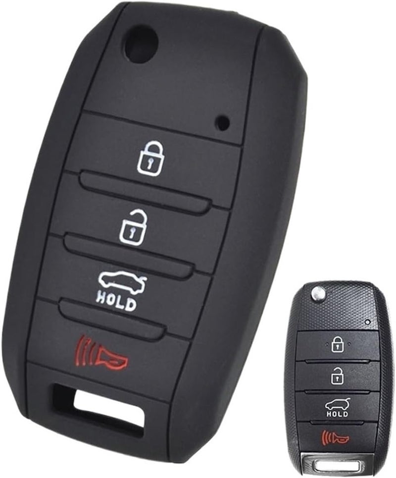 QASULER Silicone Key Case Cover for Kia - Image 1