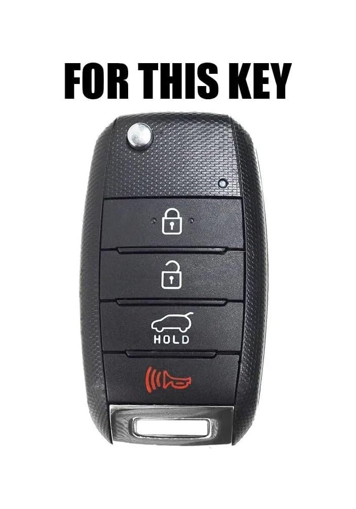 QASULER Silicone Key Case Cover for Kia - Image 2
