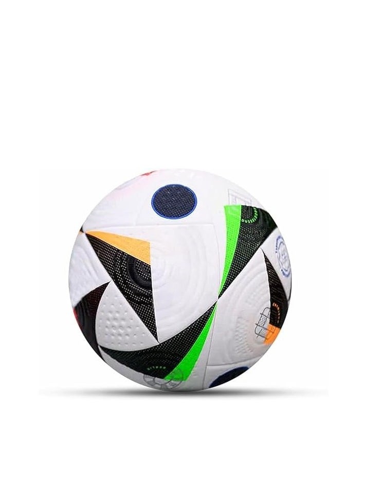 Generic - High quality size 5 soccer ball model eu2024 in distinctive colors Enjoy the excitement of the tournament with the 2024 soccer ball designed for the cup Made with a soft cover, this 2024 soccer ball is the perfect size and weight for outdoor sports - Image 1
