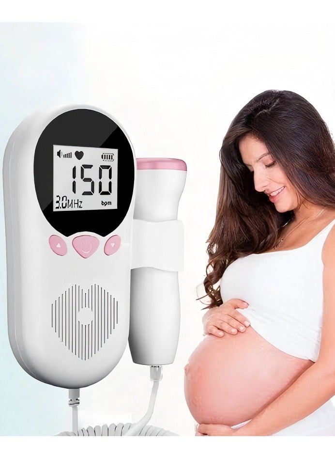 DUNISO Fetoscope for Baby Heartbeat Detection,Pregnancy Baby Heartbeat Monitor at Home with The Pregnancy Stethoscope and Fetal Monitor Heartbeat  - Image 1