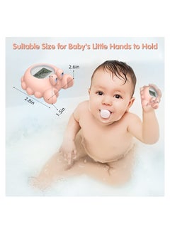 Excefore Baby Bathtub Thermometer Safety Bathtub Water Temperature Digital Thermometer Floating Bath Toy With Flashing Temperature Warning  - Image 2