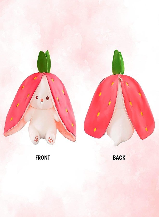 4AJ BAZAAR Plush Toy Pillow, Reversible Bunny,Cute Rabbit Sofa Pillow, Easter Bunny Stuffed Animal Cute Rabbit Plushie Birthday Gift for Boys Girls and Kids. - Image 4