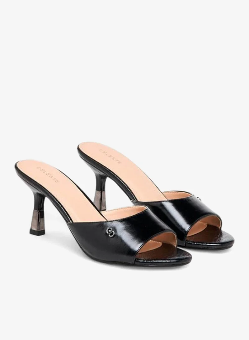 سيليست Women Animal Textured Stiletto Heel Sandals