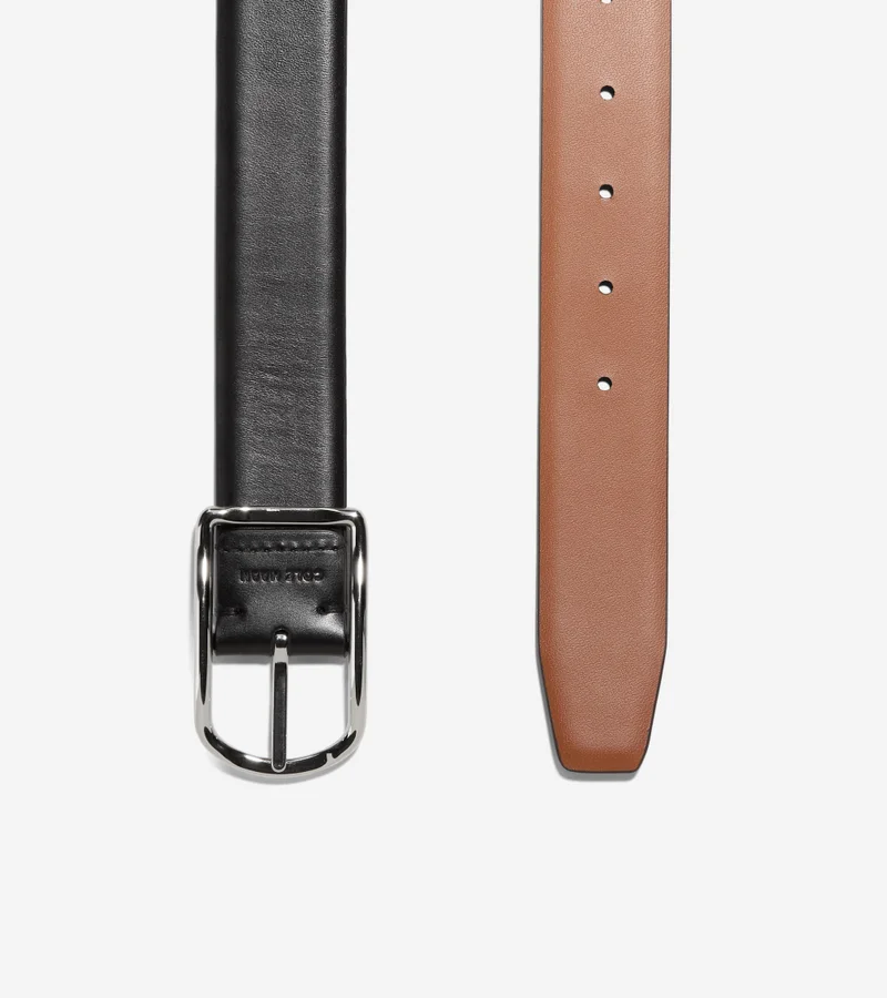 COLE HAAN Men's Reversible Center Bar Belt