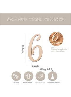 Lolotzii 19 Pieces Baby Milestone Cards, Wooden Numbers Baby Milestone Sign Baby Gift Sets, Newborn Photography Prop Newborn Growth Monthly Card - pzsku/ZF2CC119432728F9A60AFZ/45/_/1718881229/847342a4-fe0e-4f1b-9bd2-b9cb96eb1741