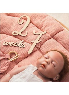 Lolotzii 19 Pieces Baby Milestone Cards, Wooden Numbers Baby Milestone Sign Baby Gift Sets, Newborn Photography Prop Newborn Growth Monthly Card - pzsku/ZF2CC119432728F9A60AFZ/45/_/1718881290/db01d99a-35b2-4ddf-b4c2-3789fb467f24