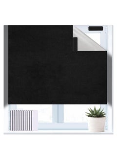 Portable Blackout Blinds 150 x 200CM 100 percent Blackout Material with Hook and Loop Straps Temporary Blackout Curtain Easy to Stick On Window for Bedroom Nursery Loft Travel