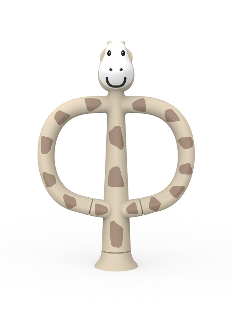 MATCHSTICK MONKEY Training Toothbrush With Stopper Lion and Giraffe - Image 3