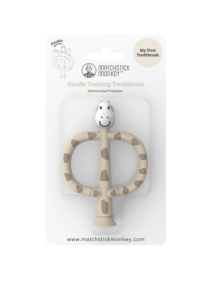 MATCHSTICK MONKEY Training Toothbrush With Stopper Lion and Giraffe - Image 4