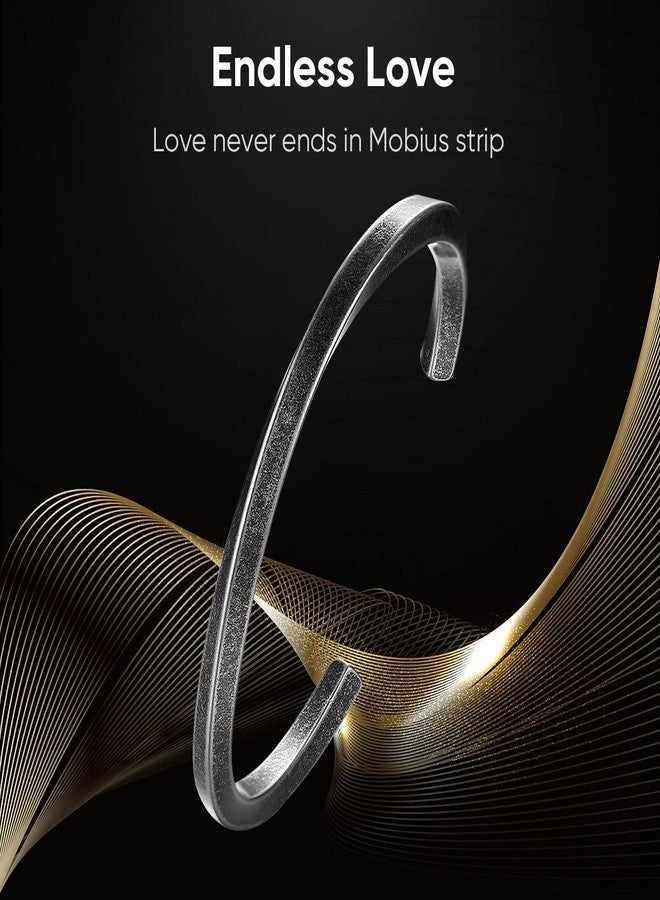 VNOX Men Bracelet Norse Viking Mobius: Vnox Stainless Steel All-light Arm Rings Pagan Jewelry Amulet Talisman Bangle Gifts for Women - Image 2