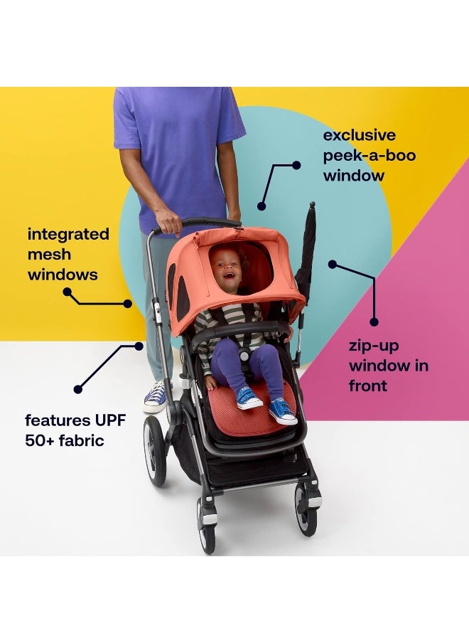 Bugaboo Bugaboo Window hood, extendable for extra coverage and optimal sun protection, compatible with Fox 3 (not compatible with Fox 5)/Cameleon3, Midnight Black  - Image 4