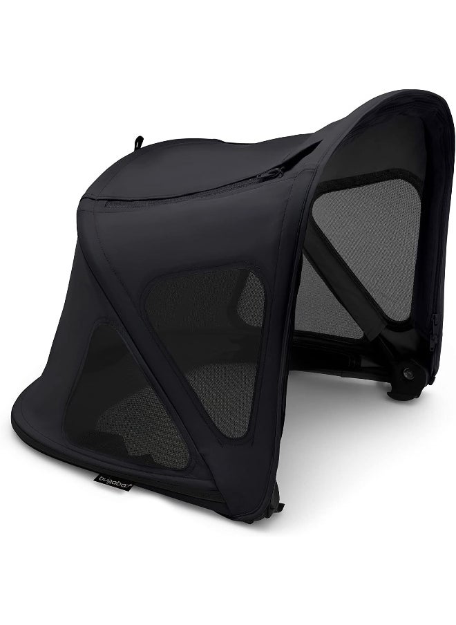 Bugaboo Bugaboo Window hood, extendable for extra coverage and optimal sun protection, compatible with Fox 3 (not compatible with Fox 5)/Cameleon3, Midnight Black  - Image 1