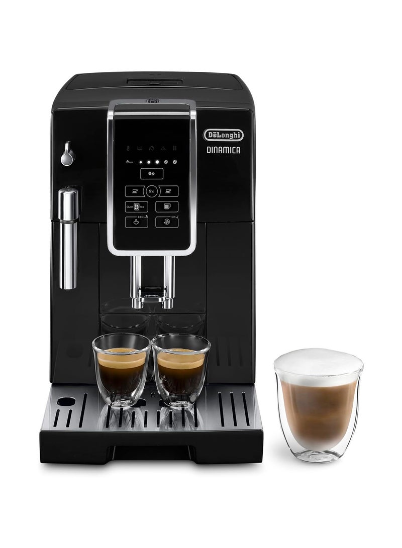 De'Longhi Dinamica Black Fully Automatic  Bean to Cup Espresso and Cappuccino Coffee Machine ECAM350.15.B, Black 1.8 L 1450 W ECAM 350.15.B Black - Image 1