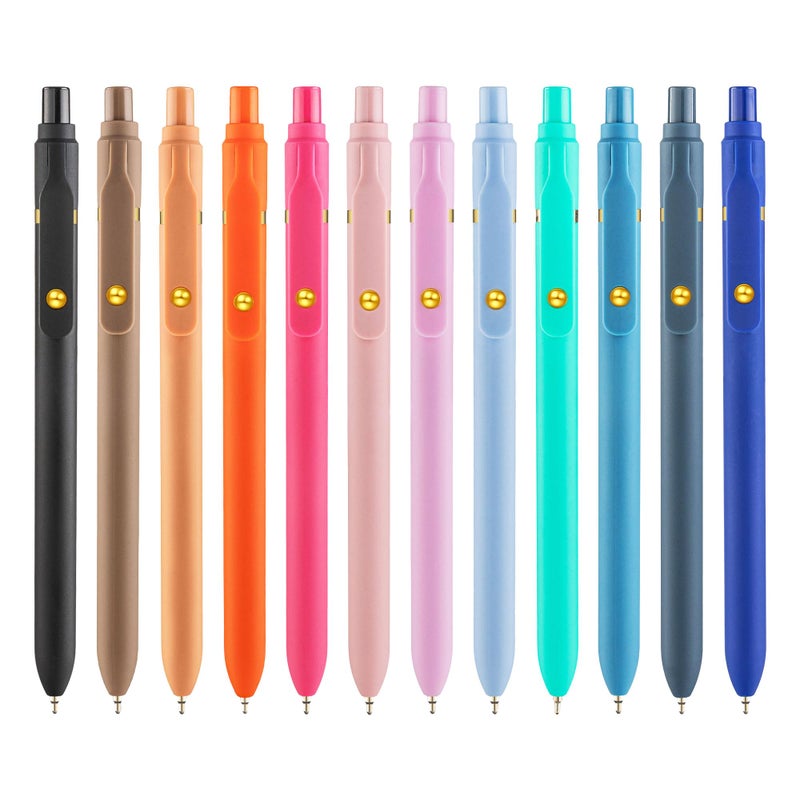 あおぞら(AOZORA) Aozora Pens Ballpoint Motivational Inspirational Gifts for Coworkers Super Smooth Writing Pens 12 Pcs Medium Point 1.0mm Cute Office School Supplies - Image 5