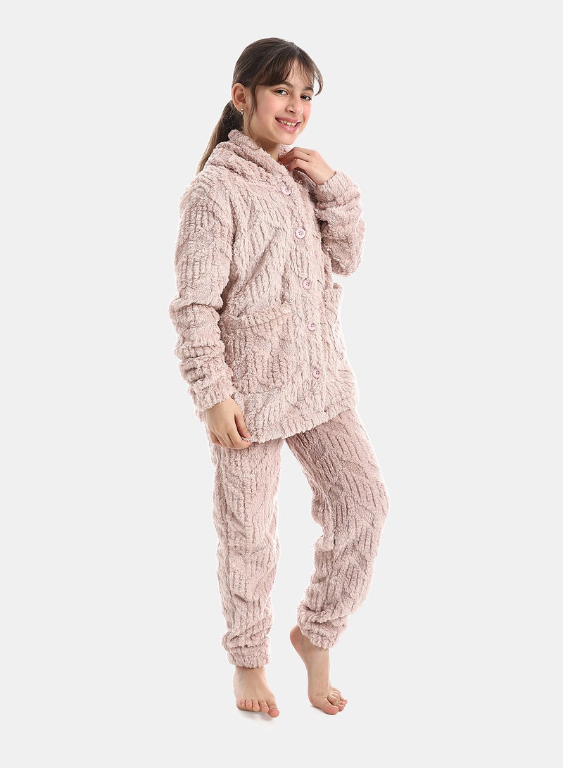 Andora Hooded Neck With Long Sleeve Pajama - Image 2