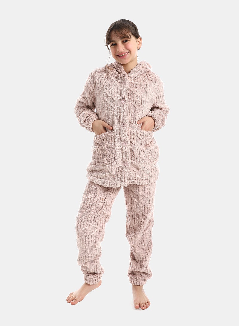 Andora Hooded Neck With Long Sleeve Pajama - Image 1