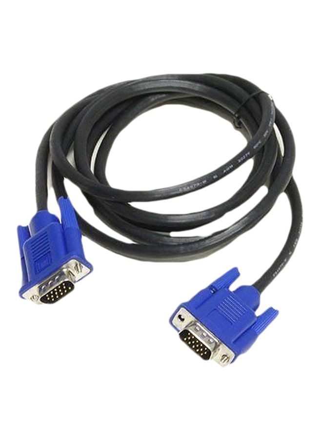 NIBEMINENT Male To VGA Cable Black/Blue 