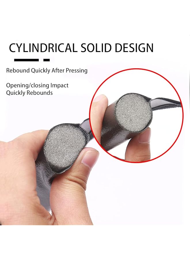 Door Draft Stopper Under Door Draft Blocker Door Seal Sound Proof Adjustable Door Sweeps Bottom Seal Strip Stopper Weather Stripping For Exterior Interior Doors 96Cm Black