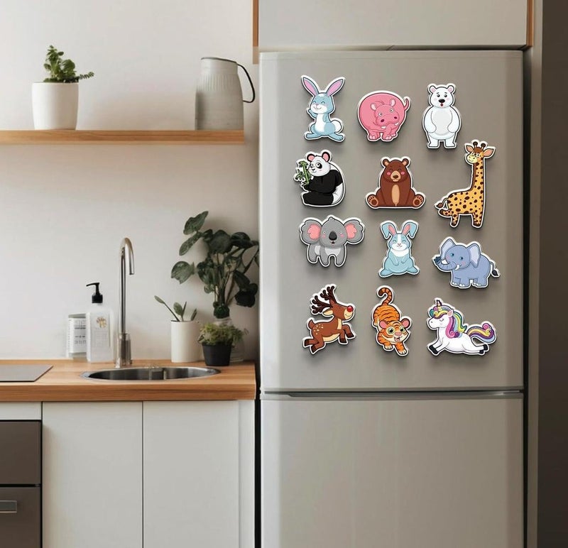 Click n ship Animal Fridge Magnets Set for Kids - Image 1