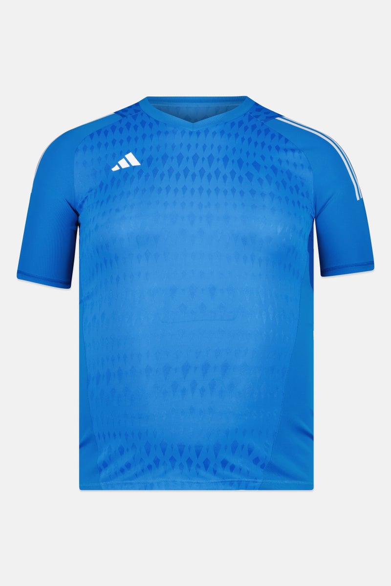 Adidas Men Tall Fit Short Sleeves Running T-Shirt, Blue - Image 2