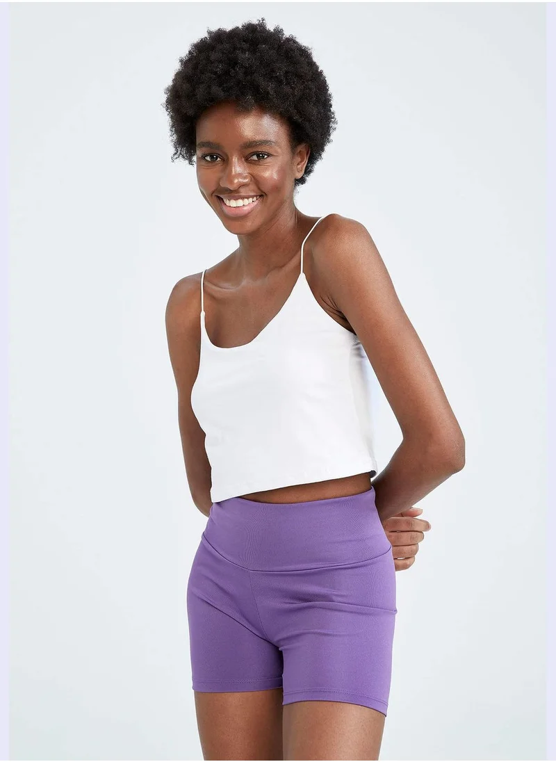 DeFacto High Waisted Mini Biker Leggings