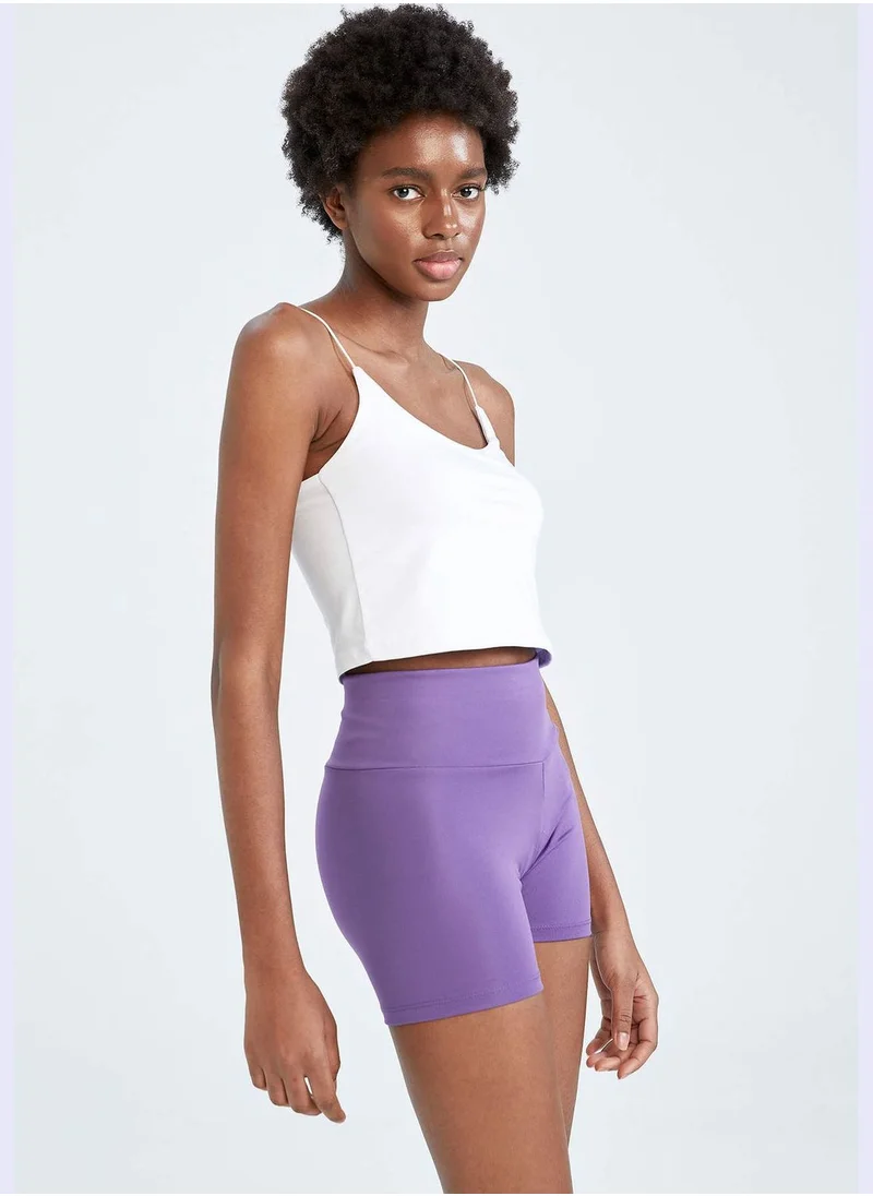 DeFacto High Waisted Mini Biker Leggings