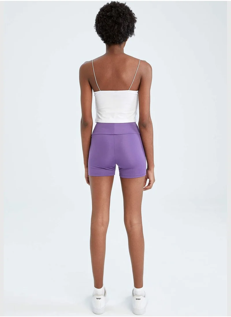 DeFacto High Waisted Mini Biker Leggings