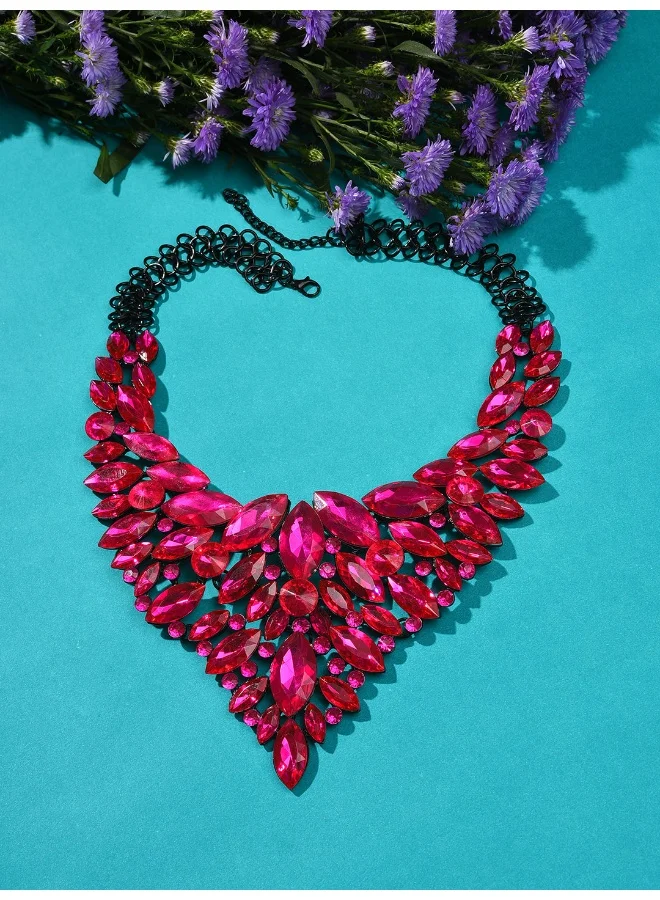 SOHI Trendy Designer Stone Artificial Necklace Jewellery