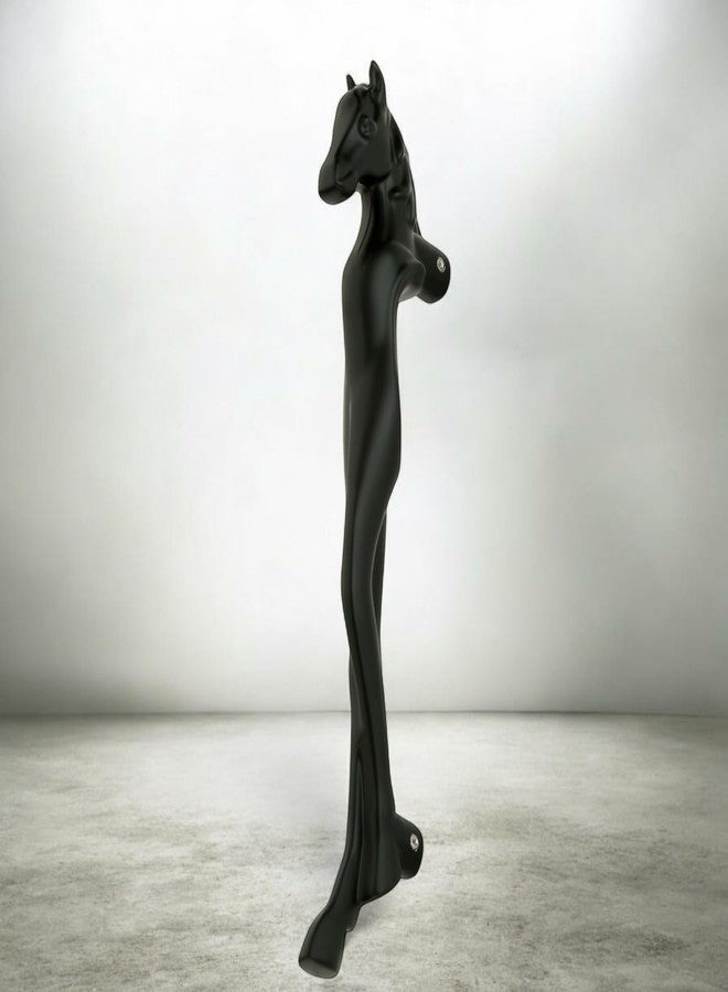 Flint Horse Designer Door Handle 20cm Main Door Pull (Black) - Image 3