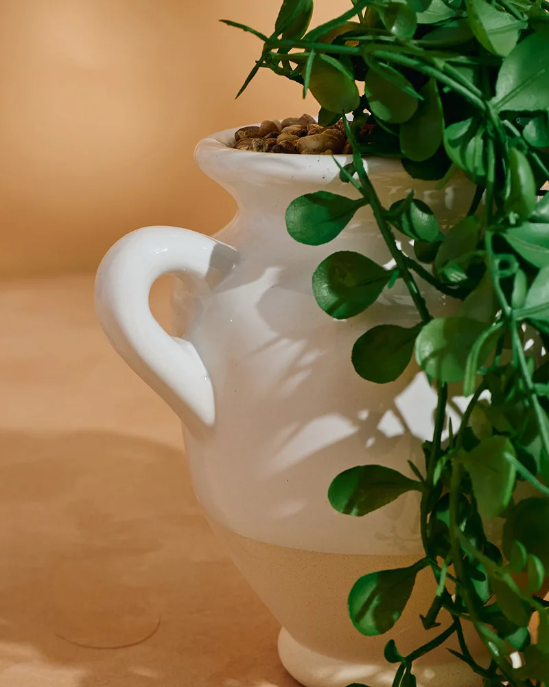 Redtag Green Artificial Pothos with Planter